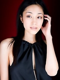 Noriko Aoyama Asian is a true diva in elegant satin dresses