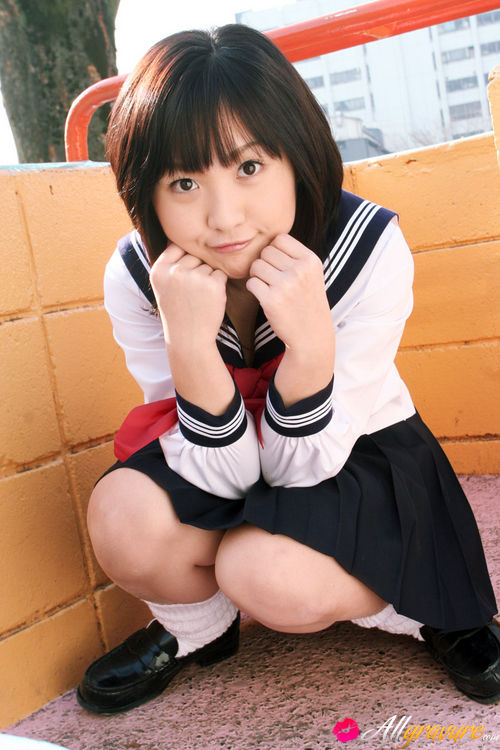 Jun Ishizaki Asian is sexy and playful in sailor girl uniform